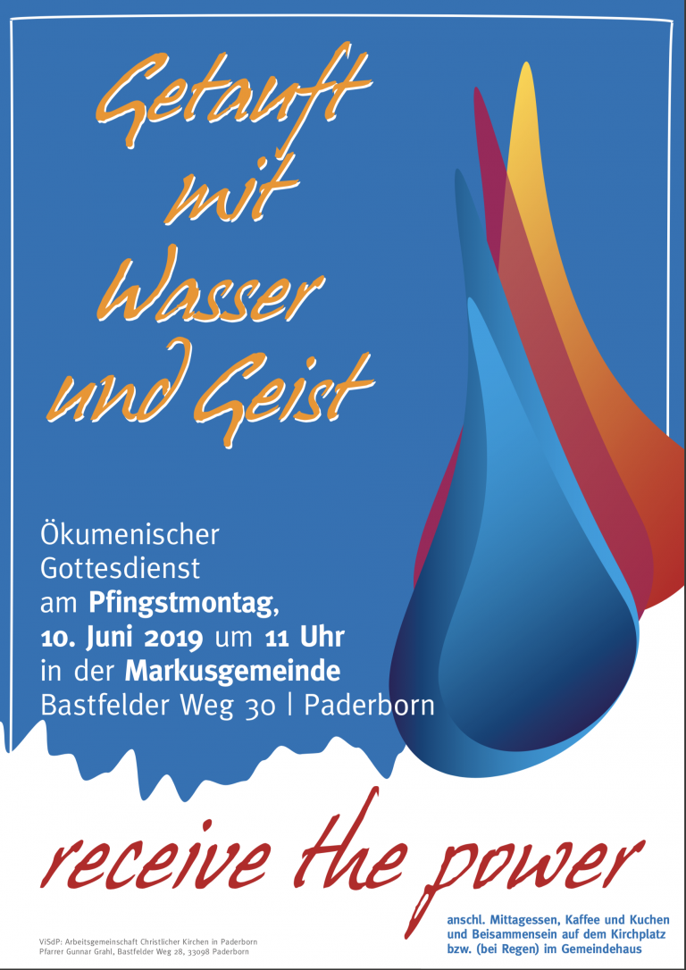 Einladung ökumenischer Pfingstmontag