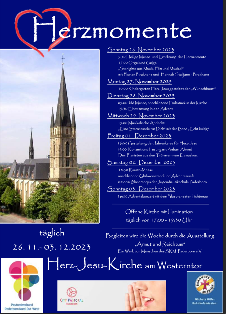 Herzmomente in Herz-Jesu-Kirche, Westerntor