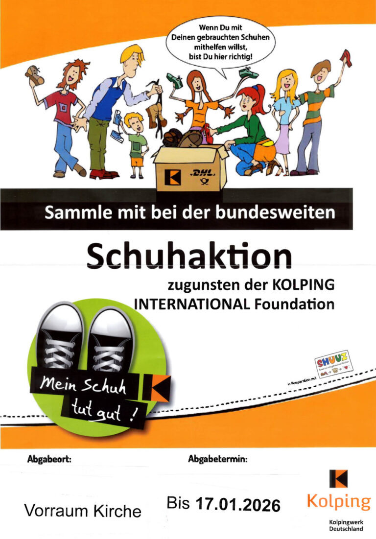 Kolping-Schuhsammelaktion 2025/26