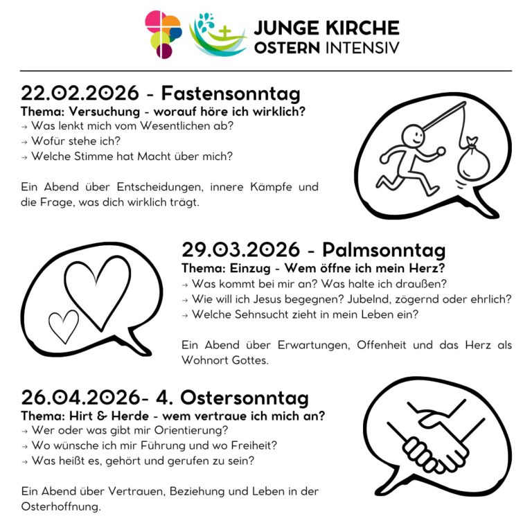 Neue Reihe „Junge Kirche – Ostern intensiv“