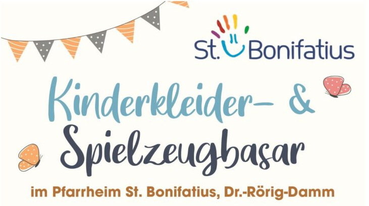 Kinderkleider- & Spielzeugbasar in St. Bonifatius