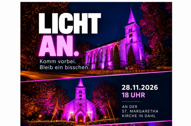 LICHT AN. Ein bunter Abend in St. Margaretha für das WDR 2 Weihnachtswunder