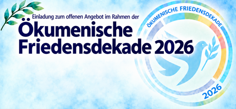 Couragiert widerständig – ökumenische Friedensdekade 2026